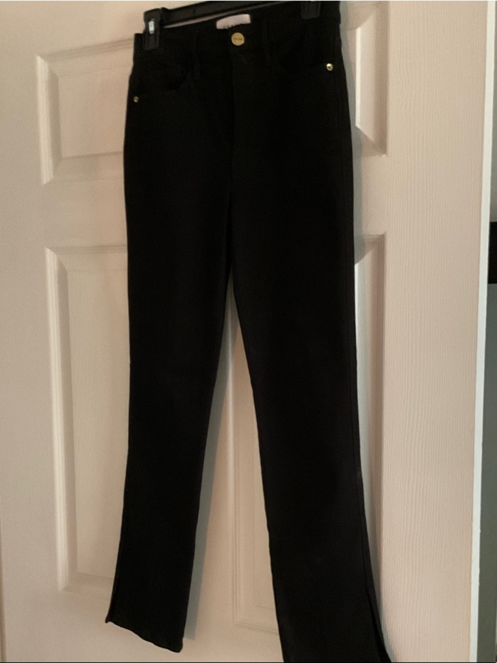 Frame Le Sylvia Crop Black